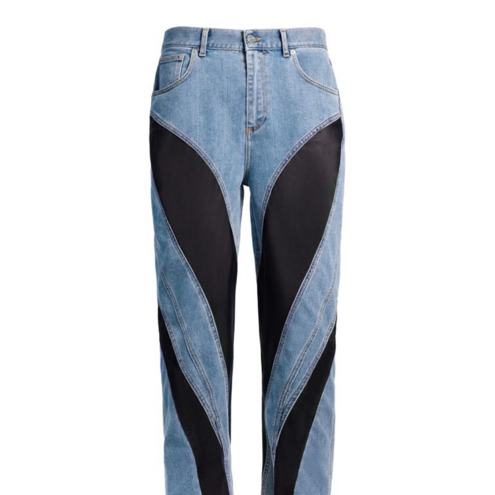 Mugler x H&M collaboration jeans
